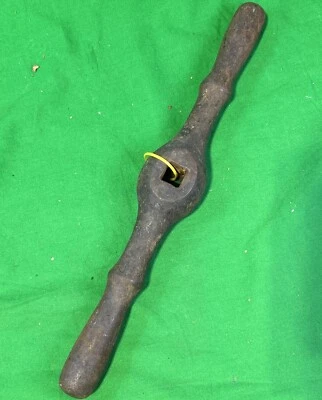 "PERILLA DE GRIFO DE MANGO DE VÁLVULA DE TEE INDUSTRIAL DE HIERRO FUNDIDO DE COLECCIÓN STEAMPUNK GRANDE 16""" Foto 1 de 4