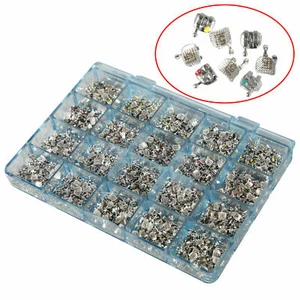 1000Pcs Metal Orthodontics Brackets Brace MINI Roth.022 345 Hooks W/ Mark MK-S - Picture 1 of 10