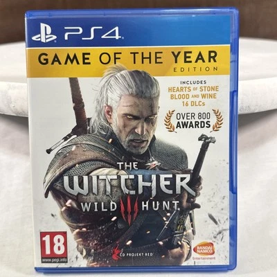 Witcher III 3 Wild Hunt Game of the Year With Day One Edition Extras PS4 - Image 1 of 4