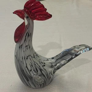 Pollo o gallo de vidrio artístico - Imagen 1 de 6