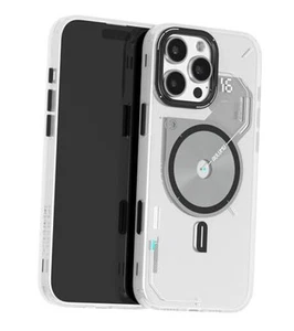 A16 pour Coque Thermique Magnétique | iPhone 16 Pro Max Tactile-Blanc Translucide - Photo 1 sur 7