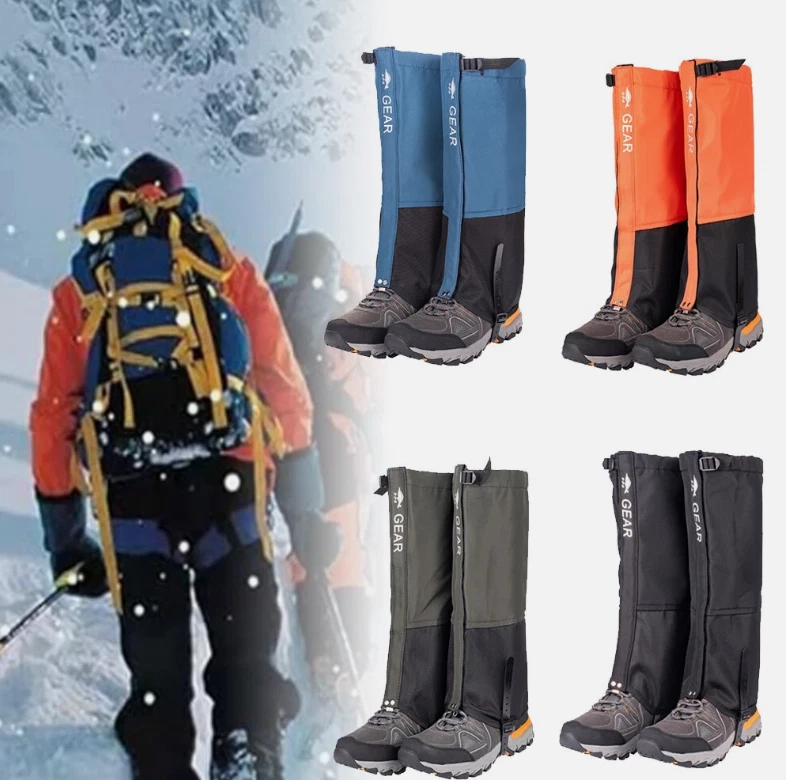Wasserdicht Gamaschen Wandern Outdoor Nässeschutz Schnee Jagd Klettern Gaiters - Bild 1 von 4