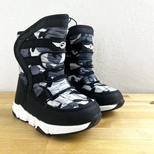 REDVOLUTION Jungen Mädchen Schneestiefel Kunstfell gefüttert halbhoch Ski schwarz Gr. 9 NEU - Bild 1 von 8