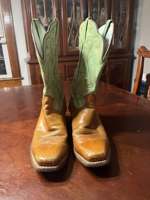 Ariat Legend Sage/Camel Coquette De Colección Vaquero Bota Occidental Para Mujer Talla 9B #15838 Foto 1 de 4