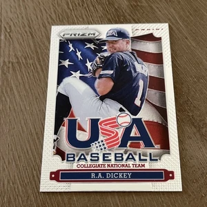 2013 Panini Prizm USA Baseball RA Dickey USA6 92A - Picture 1 of 4