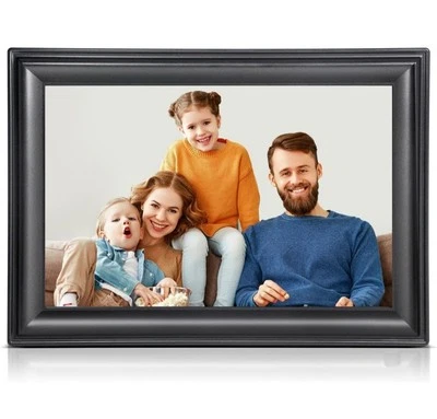 Digital Picture Frame Wifi Large 10.1” Smart Touch Screen 16GB Storage 50k Pics - Image 1 of 4