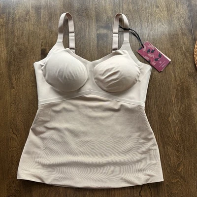 Camiseta sin mangas/camiseta Honeylove Liftwear talla grande tono arena - nueva con etiquetas Foto 1 de 4