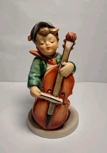 TMK5 186 Goebel Hummel Figurine Sweet Music Boy W/Cello 5" vintage - Picture 1 of 8
