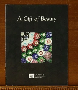 A Gift of Beauty. L.H. Selman TheGlassGallery Catalog Art Glass Paperweight Vase - Bild 1 von 7