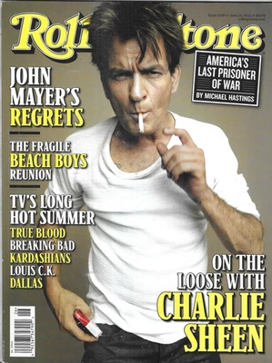 Rolling Stone Magazine Charlie Sheen John Mayer Beach Boys Bowe Bergdahl 2012 Foto 1 de 4