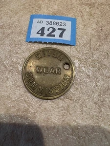 rare earley river wear commision brass pass no 7892 - Picture 1 of 2