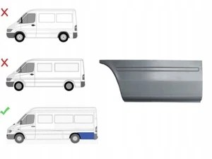 Parafango posteriore sinistro per vw lt 1996-2006 - Foto 1 di 2