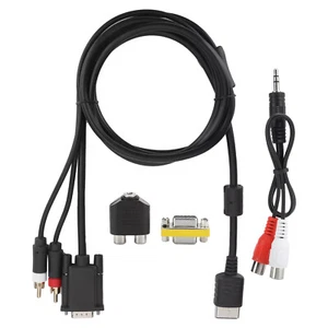 1set For Dream-cast DC VGA Cable W/Adapter Support CRT/LCD Monitor LCD TV - Picture 1 of 13