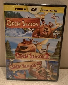 Open Season 1,2,&3 DVD Triple Feature (DVD, 2014). NEU ~ Versiegelt. Kostenloser Versand - Bild 1 von 4