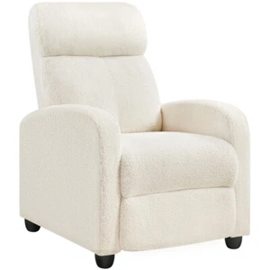 Recliner Chair Single Mid-Century Reclining Sofa Home Theater Seating Club Chair - Picture 1 of 85
