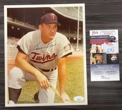 Harmon Killebrew Signed 8x10 Photo JSA w/COA MLB Minnesota Twins HOF (d.2011)! - Image 1 of 4