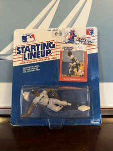 1988 RICKEY HENDERSON New York Yankees Rookie Starting Lineup slu 