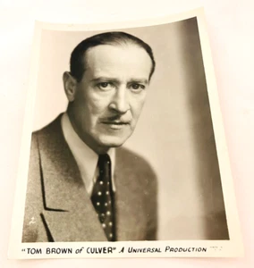 Tom Brown Of Culver Press Photo Universal Production Black White 8x 10 Vintage - Picture 1 of 2