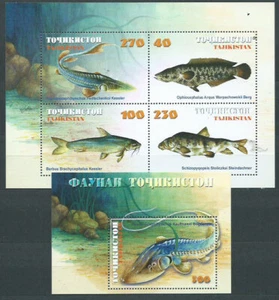 Tadjikistan - Hojas Yvert 24/5 ** Fauna peces - Imagen 1 de 1