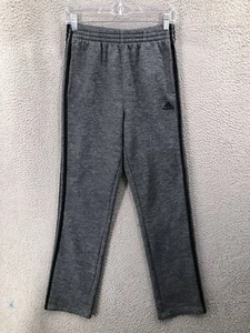 Adidas Sweatpants Joggers Jogging Pants Youth Boys XL (18/20) Striped Gray 10160 - Picture 1 of 11