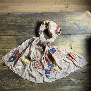 Patchwork Gaze kariert Shashiko Boro handgenäht alle Baumwolle PATRIOTISCH Jumbo Schal - Bild 1 von 7