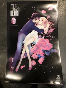 Póster promocional de doble cara manga de chocolate anime con amor y corazón como nuevo - Imagen 1 de 2