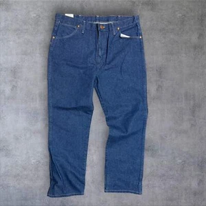 Vintage Y2K Wrangler western jeans slim straight 36x32 - Picture 1 of 4