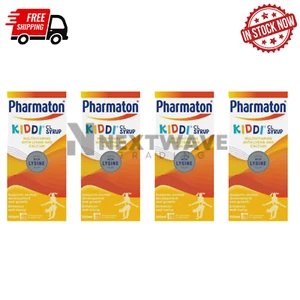 4 X Pharmaton Kiddi CL Sciroppo 100ml Multivitaminico con Lisina e Calcio SPEDIZIONE GRATUITA - Foto 1 di 6