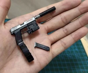 MK23 pistol Silencer gun Apply To 1/6 Scale Figure Kit Armory Custom Weapon Kit - Picture 1 of 5