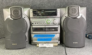 AIWA Compact Disk Stereo Cassette Receiver CX-NA888U W/ Detachable Speakers Pair - Picture 1 of 24