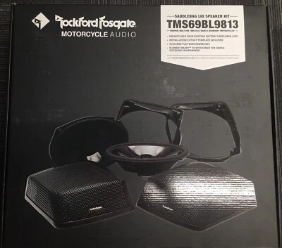 Harley-Davidson Kit de tapa 6x9 Rockford Fosgate - TMS69BL9813 - 1998-2013 Foto 1 de 2