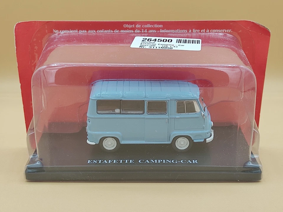 1/43 Renault Estafette "Camping Car" Bleu 1960 IXO Hachette - Photo 1/1