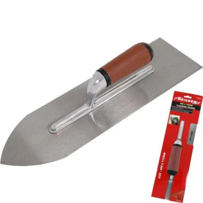 Pointed Flooring Trowel Fitters Soft-Grip Screeding DIY Tools Floor CT1935 - Image 1 of 3