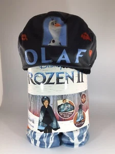 NEW Disney Frozen II Olaf Kids Super Soft and Cozy Snuggle Wrap Hoodie Blanket  - Picture 1 of 7