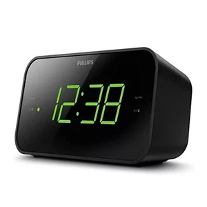 PHILIPS Alarm Clock Digital Clock Radio, FM Radio Clock with Multiple Functions - Picture 1 of 7