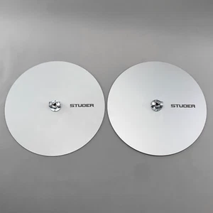 1 Pair Studer 11 Inches/282mm Tape Plates For AEG/DIN Reel To Reel Recorders - Bild 1 von 7