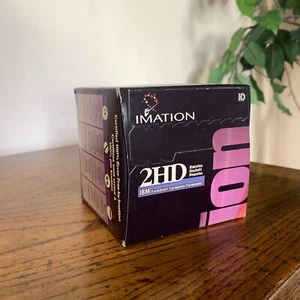 Imation 3.5" Floppy Disks Diskettes 25 Pack IBM Formatted 1.44MB 2HD NEW Sealed - Afbeelding 1 van 2