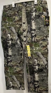 NWT Mossy Oak Men's XL 40/42 Camouflage Hunting Pants 5 Pocket Mountain Country - Picture 1 of 12