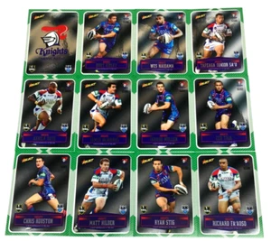 2012 SELECT NRL CHAMPIONS CARD LASER STICKERS PARALLEL TEAM SET (12)-KNIGHTS - Picture 1 of 3