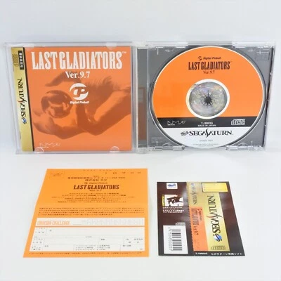 Sega Saturn Digital Pinball LAST GLADIATORS Ver.9.7 Spine 2369 ss - Image 1 of 4