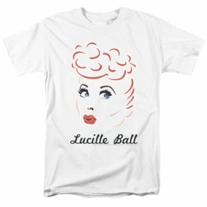 I Love Lucy Drawing T Shirt Licensed Funny TV Show Tee White - Picture 1 of 2