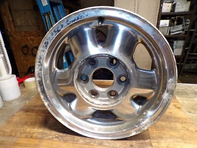 00-03 GMC YUKON 99-03 SIERRA 1500 LLANTA STOCK 16x7 6 tacos 5-1/2" 6 radios OEM Foto 1 de 4
