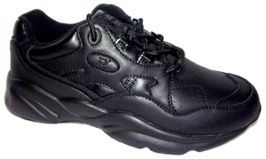 NIB PROPET BLACK LEATHER STABILITY WALKER ORTHO WALKING SHOES 9.5 W - Picture 1 of 3