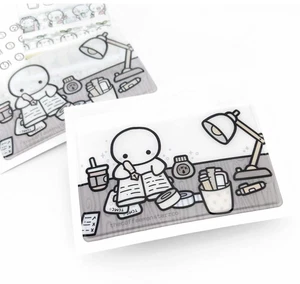 NEW Desk Scribbles Adhesive Pocket TheCoffeeMonsterzCo TCMC - Picture 1 of 1
