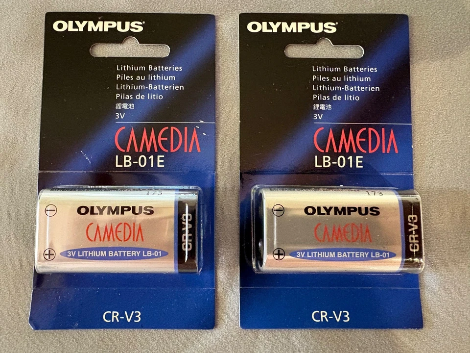 Baterías de litio para cámara digital Olympus LB-01 2PU CR-V3 CAMEDIA Foto 1 de 1