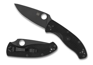 Coltello tascabile Spyderco Knives Tenacious Liner Lock nero FRN C122PBBK inox - Foto 1 di 4