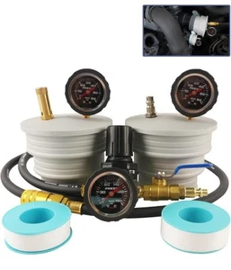 Charge Air Cooler Cac Boost Leak Tester Stepped 4" 3.5" 3" 60/150 PSI Gauge - Imagen 1 de 9
