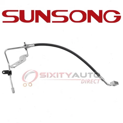 Sunsong Rear Left Brake Hydraulic Hose for 1995-1997 Chrysler Concorde - ek Foto 1 de 4