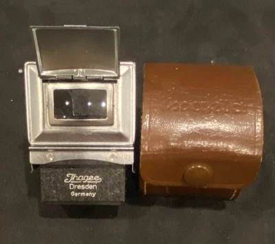 VTG Ihagee Dresden Germany Waist-Level Viewfinder for Exakta Cameras w/Case - Image 1 of 4