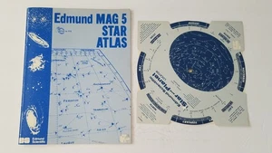 Edmund MAG 5 Star Atlas No. 9118 4th Pr. 1977 SC + Star & Planet Locator #9227 - Bild 1 von 7
